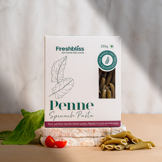 Penne Spinach pasta