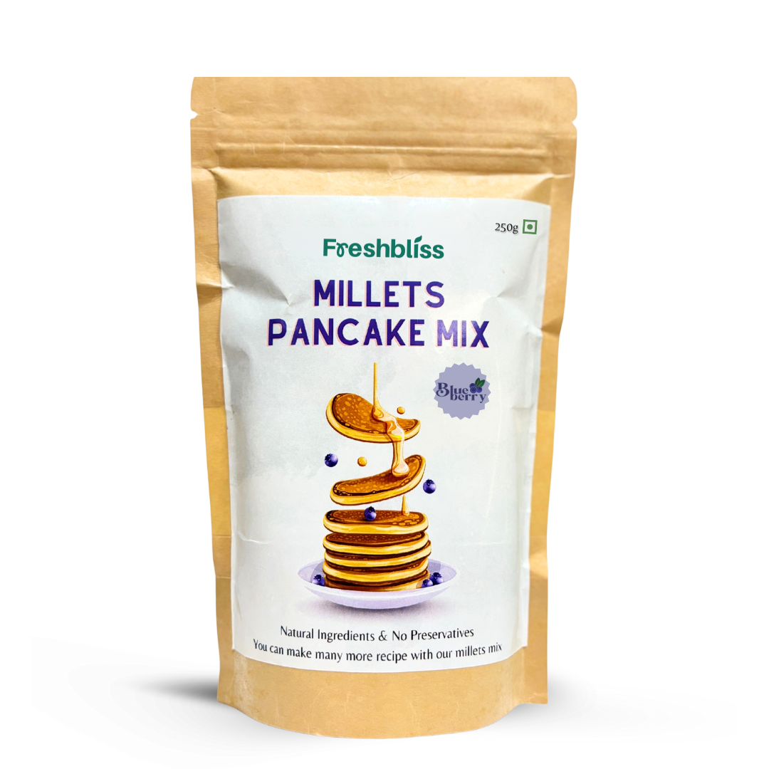 BLUEBERRY MILLET PANCAKE MIX