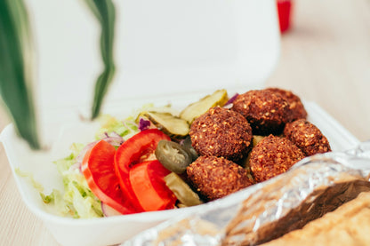 Falafel with salad