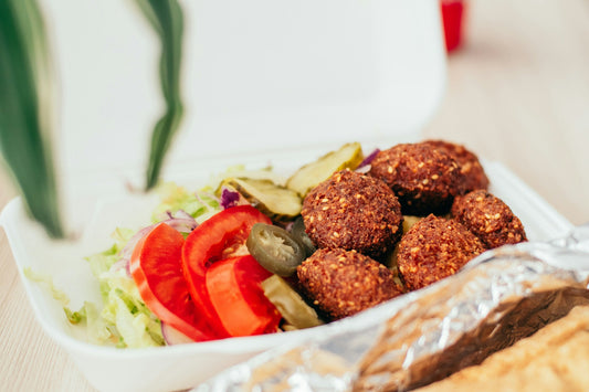 Falafel with salad