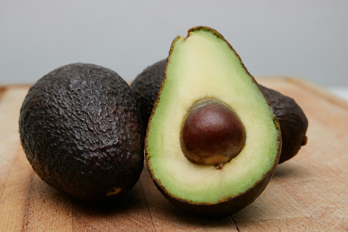 Hass avocado halves
